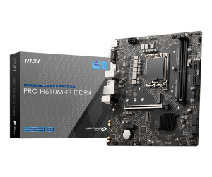 MSI PRO H610M-G DDR4 carte mère Intel H610 LGA 1700 micro ATX
