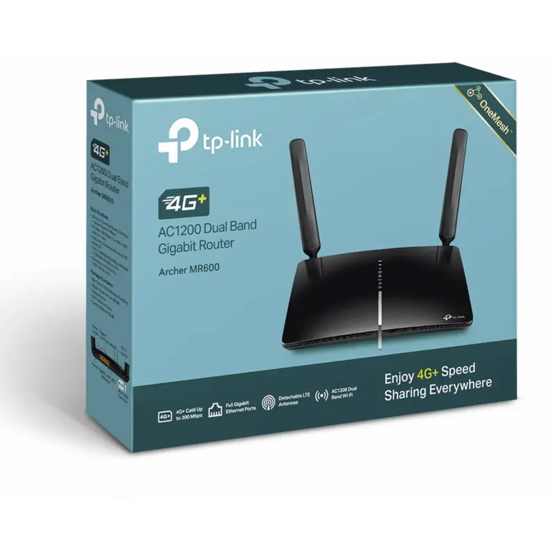 TP-Link Archer MR600 routeur sans fil Bi-bande (2,4 GHz / 5 GHz) 4G Noir
