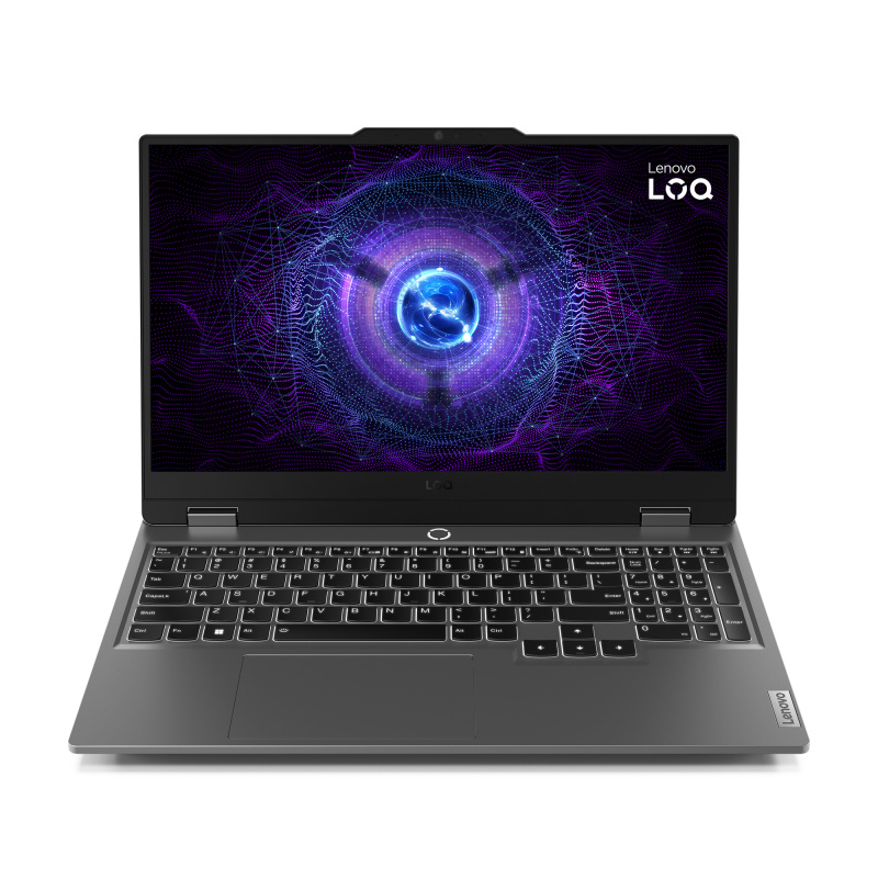 Lenovo LOQ 15IAX9 Intel® Core™ i5 i5-12450HX Ordinateur portable 39,6 cm (15.6") Full HD 24 Go DDR5-SDRAM 512 Go SSD NVIDIA GeForce RTX 3050 Wi-Fi 6 (802.11ax) Français Gris