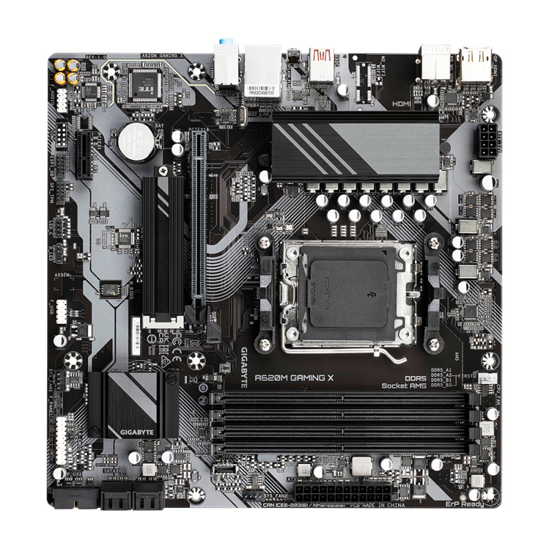 GIGABYTE A620M GAMING X carte mère AMD A620 Emplacement AM5 micro ATX