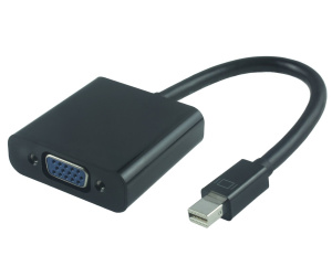 Microconnect MDPVGA2B câble vidéo et adaptateur 0,15 m Mini DisplayPort VGA (D-Sub) Noir