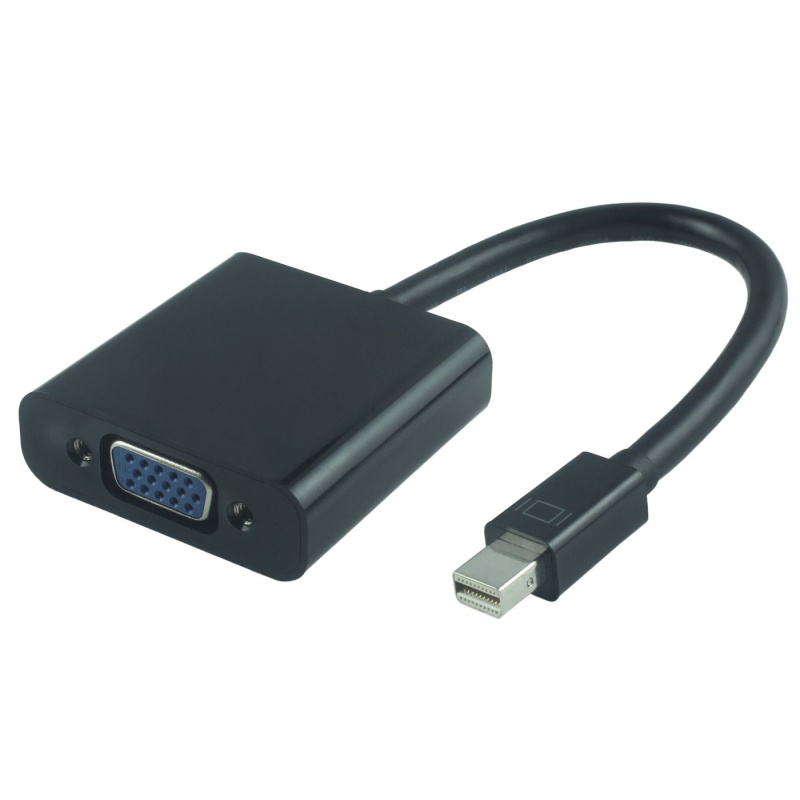 Microconnect MDPVGA2B câble vidéo et adaptateur 0,15 m Mini DisplayPort VGA (D-Sub) Noir