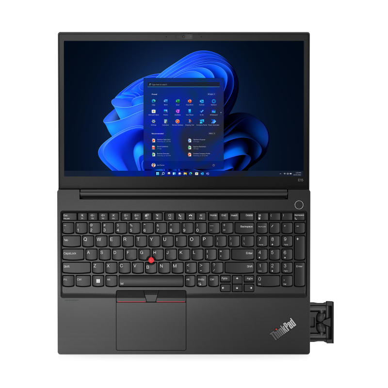 Lenovo ThinkPad E15 Gen 4 (Intel) Intel® Core™ i5 i5-1235U Ordinateur portable 39,6 cm (15.6") Full HD 8 Go DDR4-SDRAM 256 Go SSD Wi-Fi 6 (802.11ax) Windows 11 Pro Français Noir